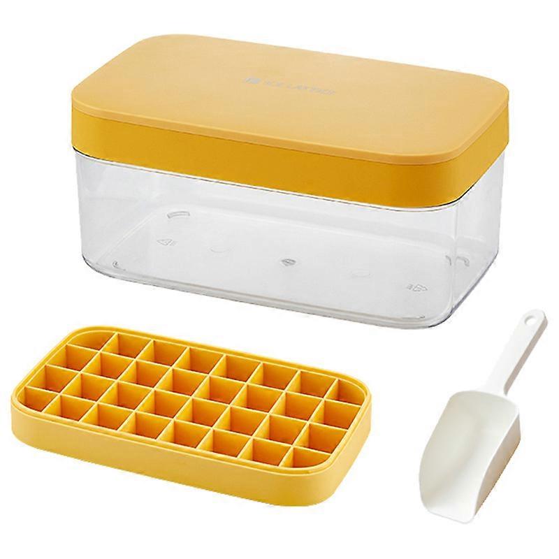 Ice Cube Tray for Freezer With Lid and Bin