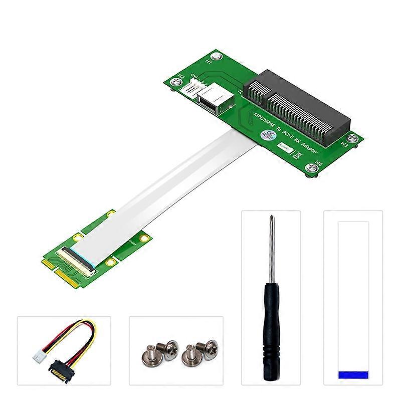 Horizontal Installation PCI-E 8X Slot & USB2.0 Connector To Mini PCI-E MPCIe