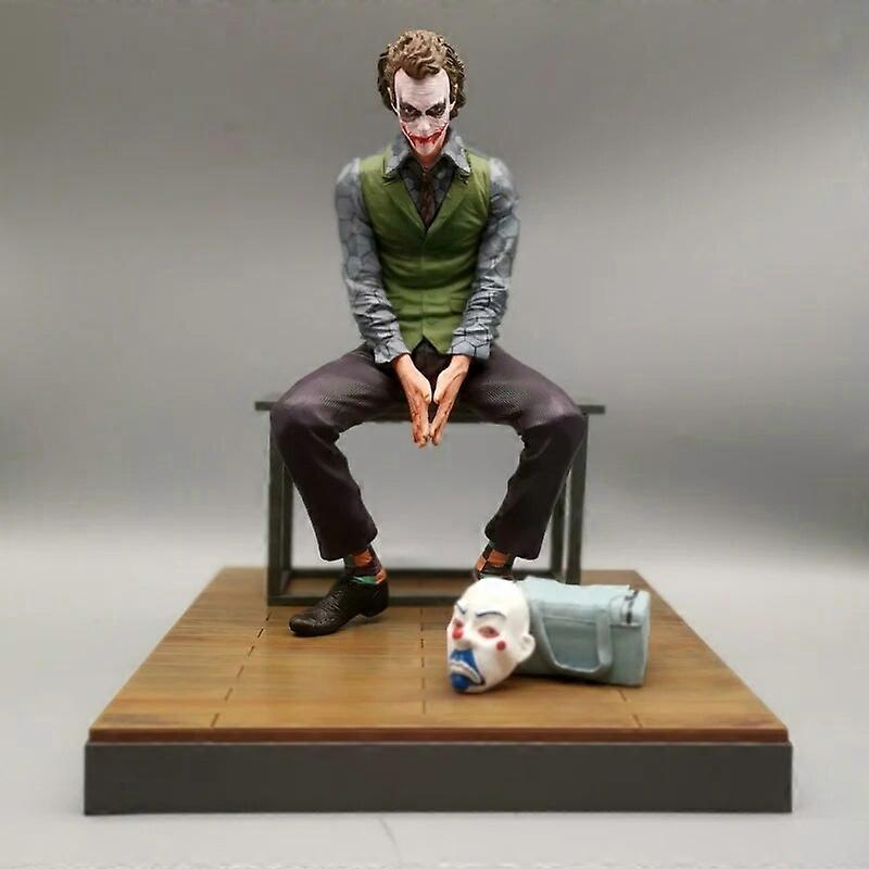 Anime Heath Ledger Joker Figures Movie Joker The Dark Knight Heath Ledger Clown Action Figures PVC Collection Model Toys Gifts