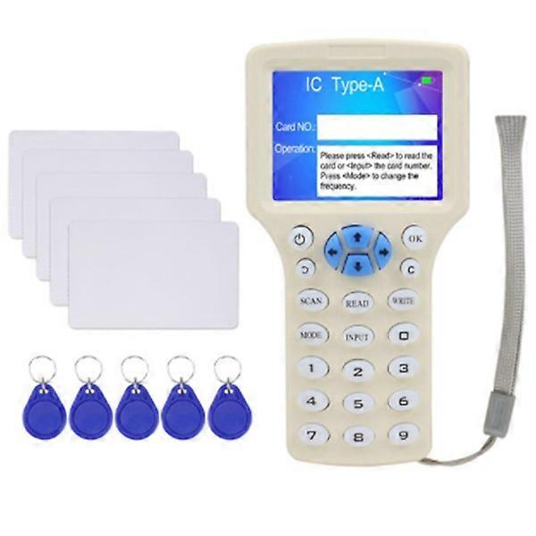 RFID Copier Duplicator 125KHz Key Card NFC Reader Writer 13.56MHz Encrypted Programmer USB UID Copy