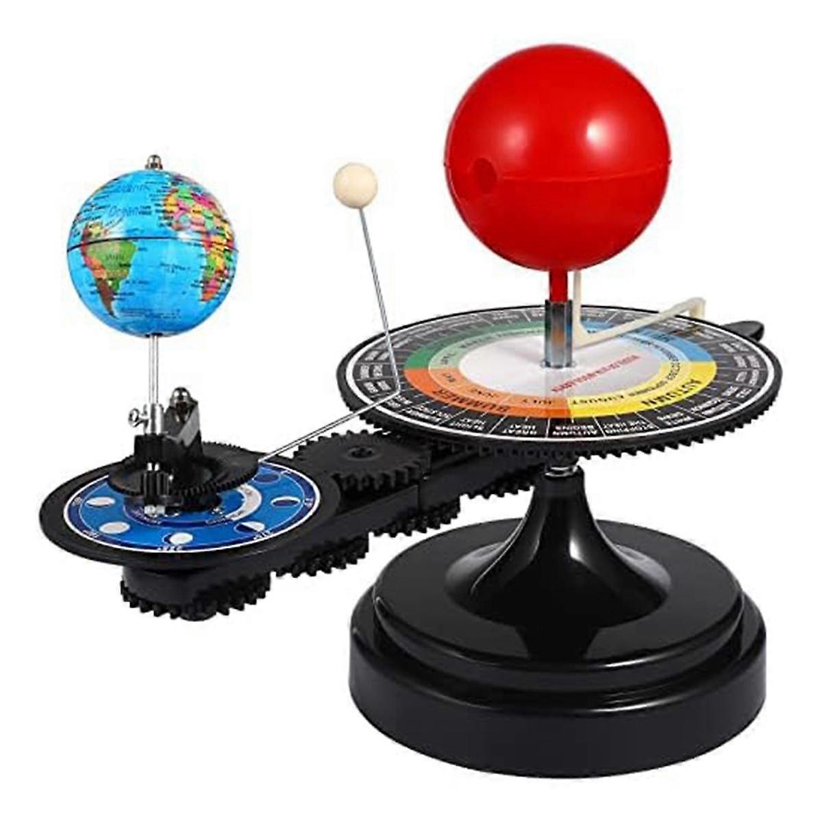 Solar System Model Kit- Earth Moon Revolves Around the Sun - Scientific Experiment Kit Teaching Mod
