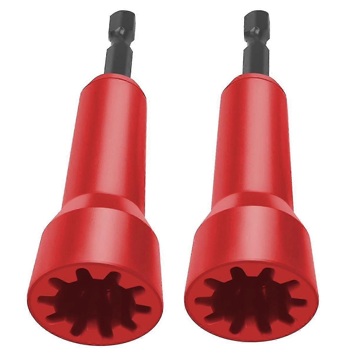 2pcs Wire Nuts Driver, Outil de torsion de fil, Spin Twist Wire Connector Socket Wire Twisting Spinner, Wire Nuts Tool