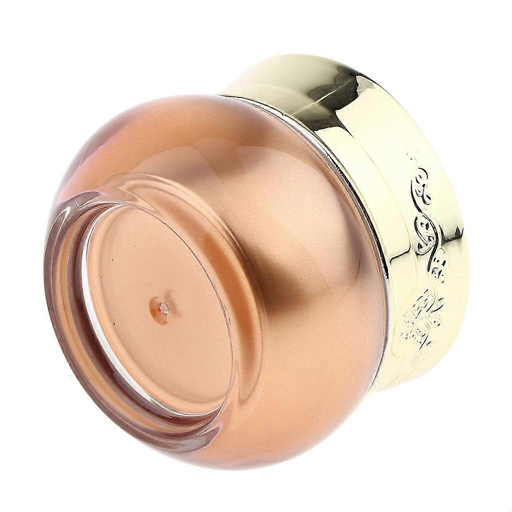 2x Refillable Acrylic Jar with Embossed Lid Empty Cream Body Butter Container