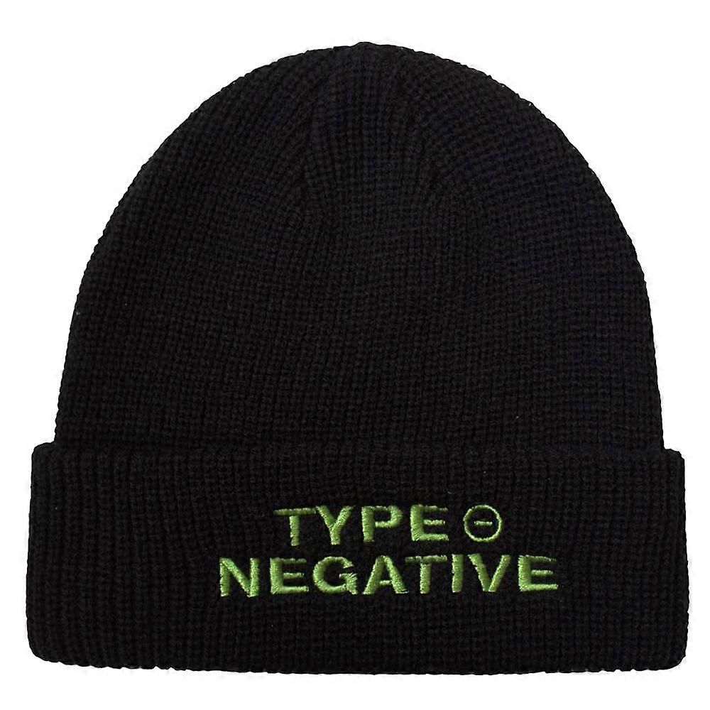 Type O Negative Text Band Logo Beanie Hat