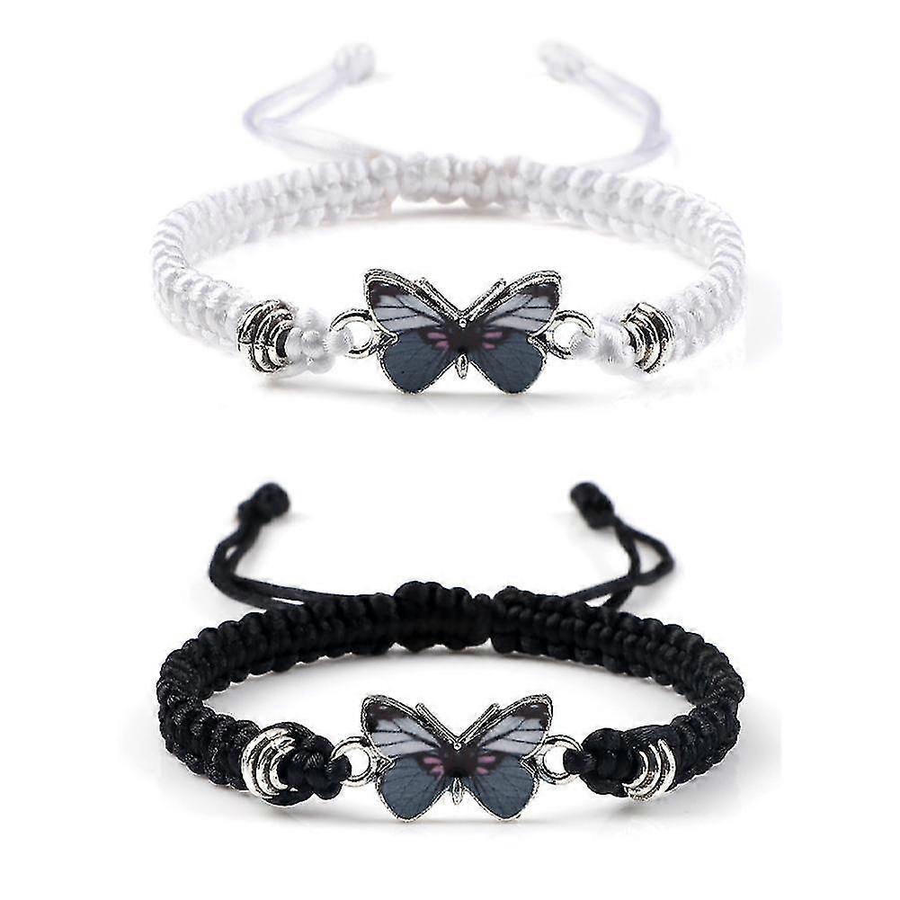 Adjustable String Butterfly Bracelets For Girls Cute Butterfly Charm Bracelets