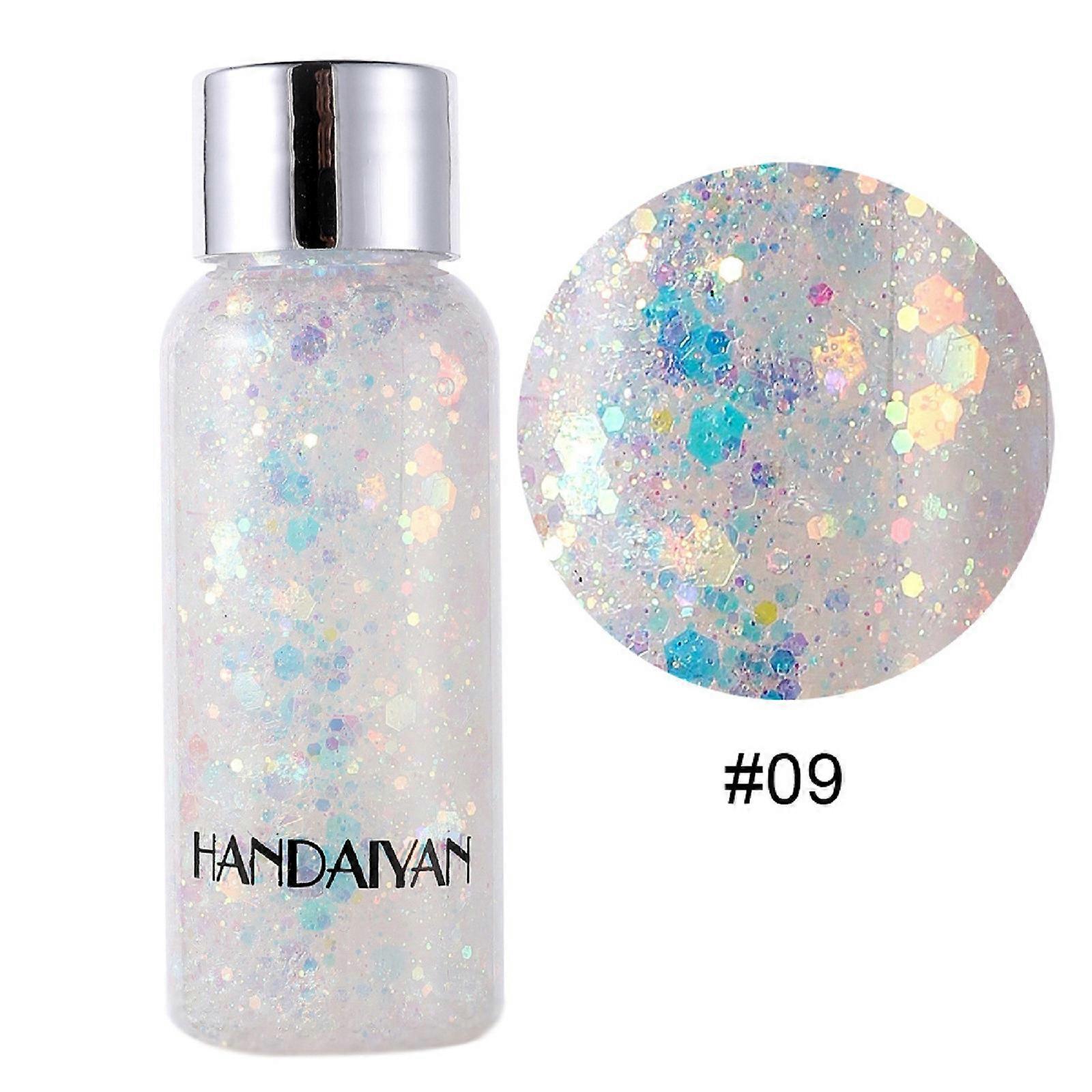 Eyeshadow Palette Face And Body Sequins Glitter Cream Colorful Polarized Stage Makeup