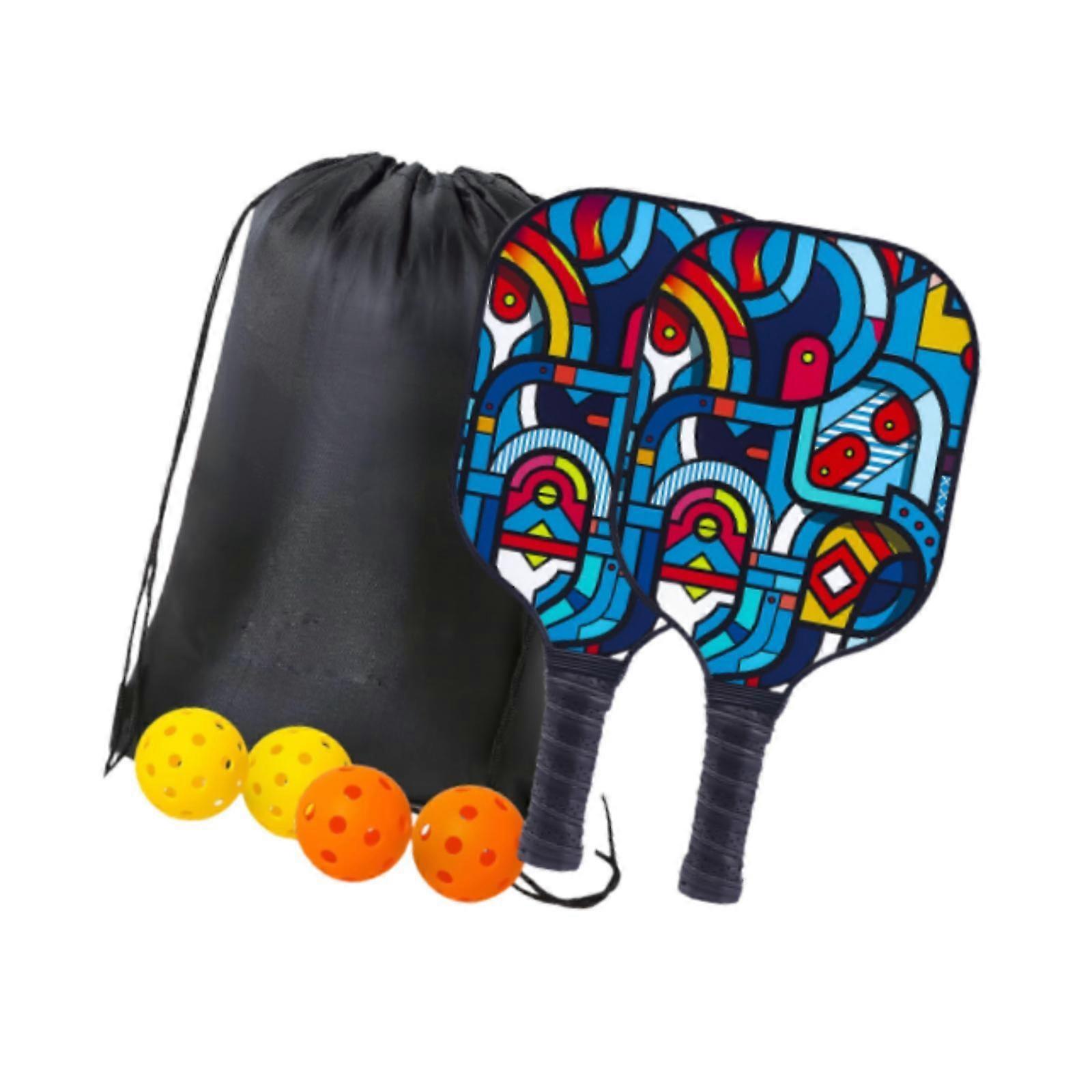 Pickleball Paddle Equipment Pickleball Racquets for Practice Outdoor Playing With Drawstring bag