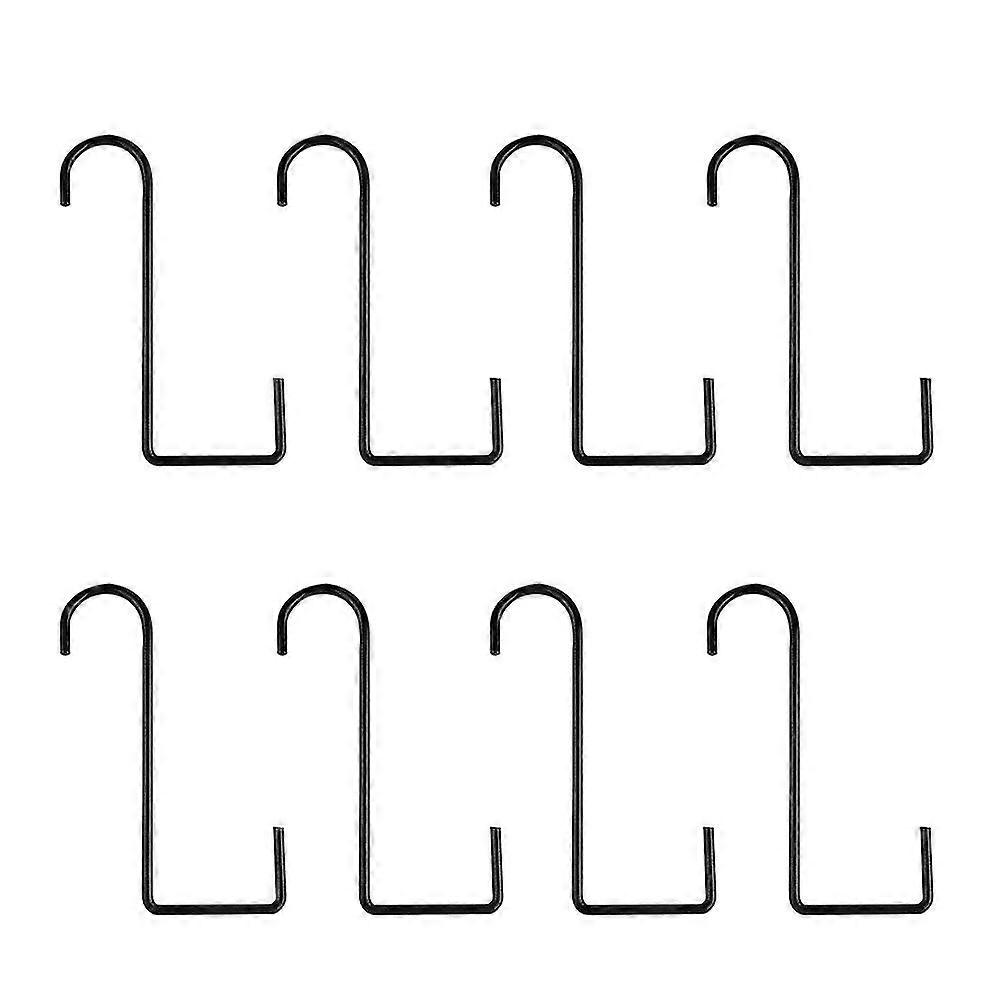 8pcs Durable Balcony Hanging Hook Practical Flowerpot Bracket For Home Use