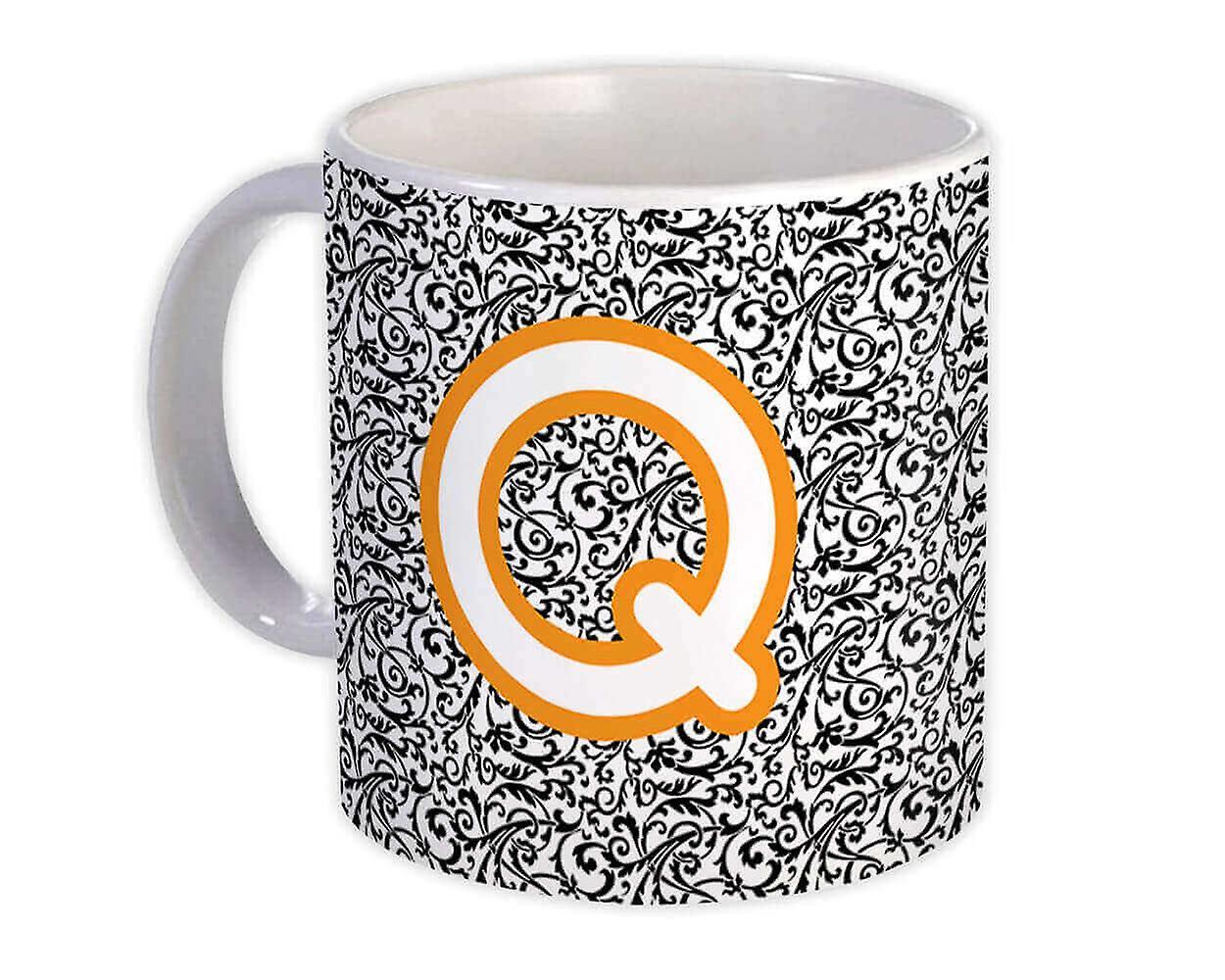 Presentmugg: Monogram Letter Q Alphabet