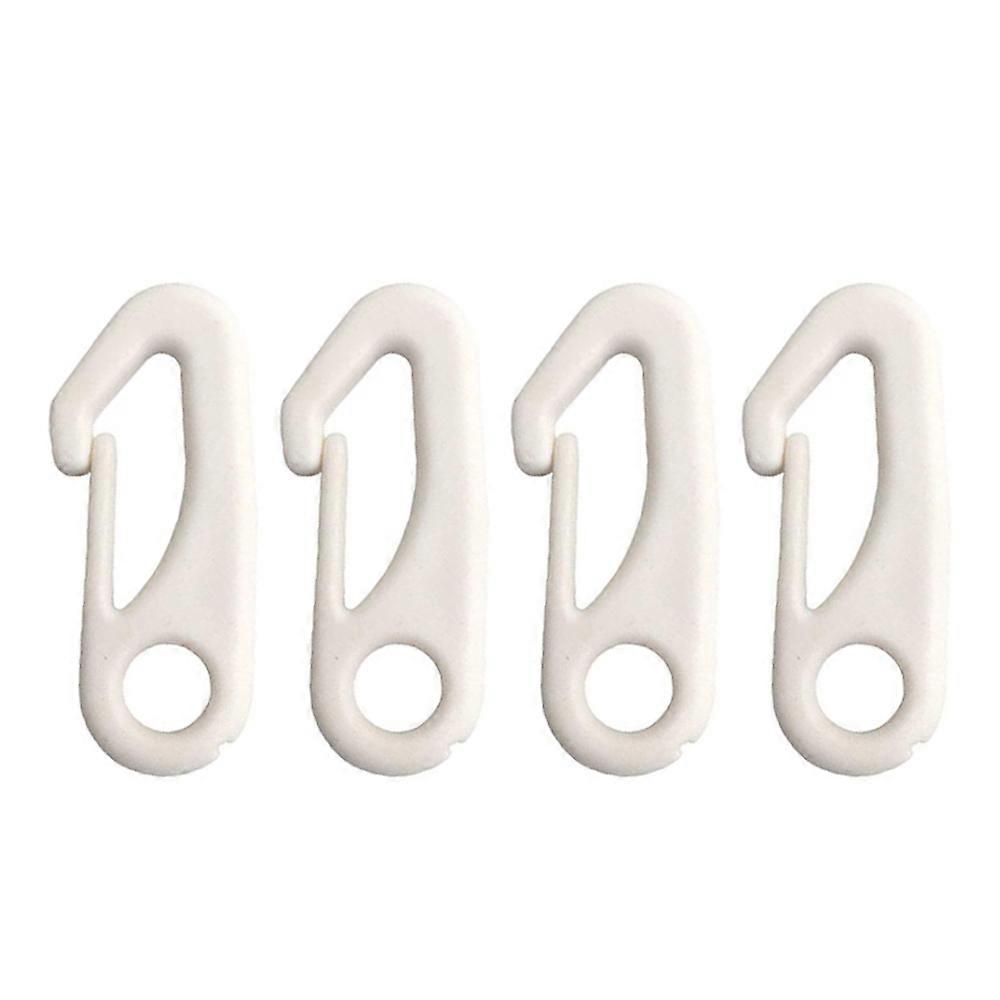 4 PCS Flag Pole Clip Snap Hooks Nylon Flagpole Attachment Hardware Attach Pole