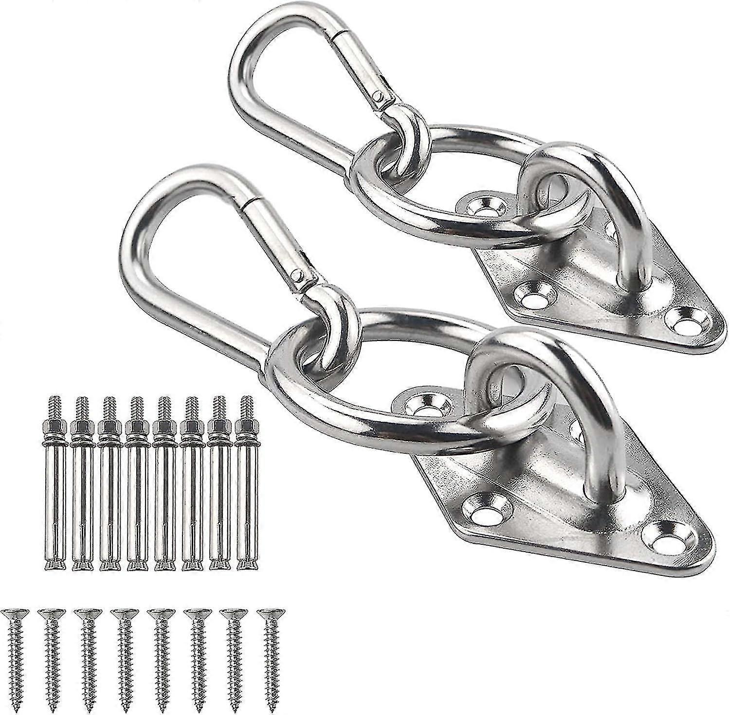 Heavy Duty Hammock Hanging Kit, M8 Suspension Ceiling Hooks, Hammock Swing Hook-CE