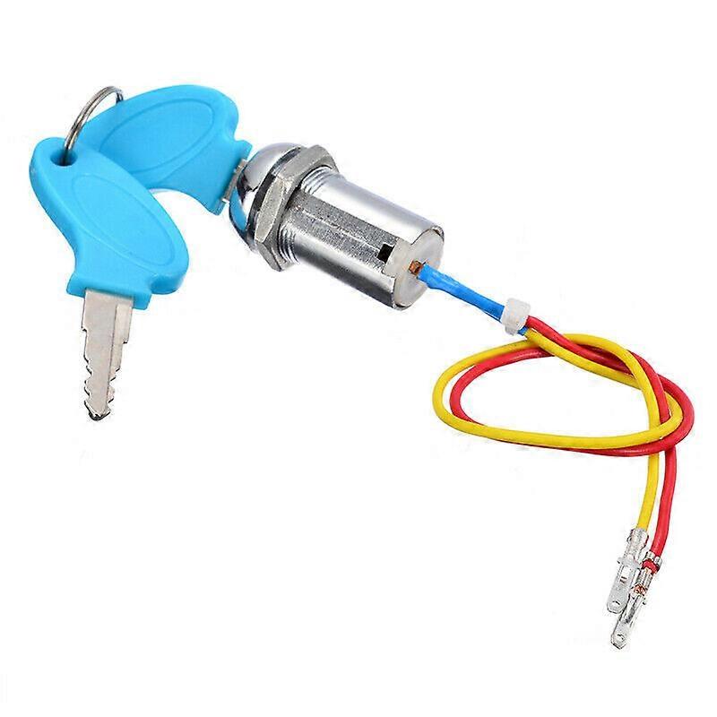 2 Keys Ignition Switch Lock 2 Wire Bike Electric Go Kart Ignition Switch Key Plastic And Alloy Scooter Universal
