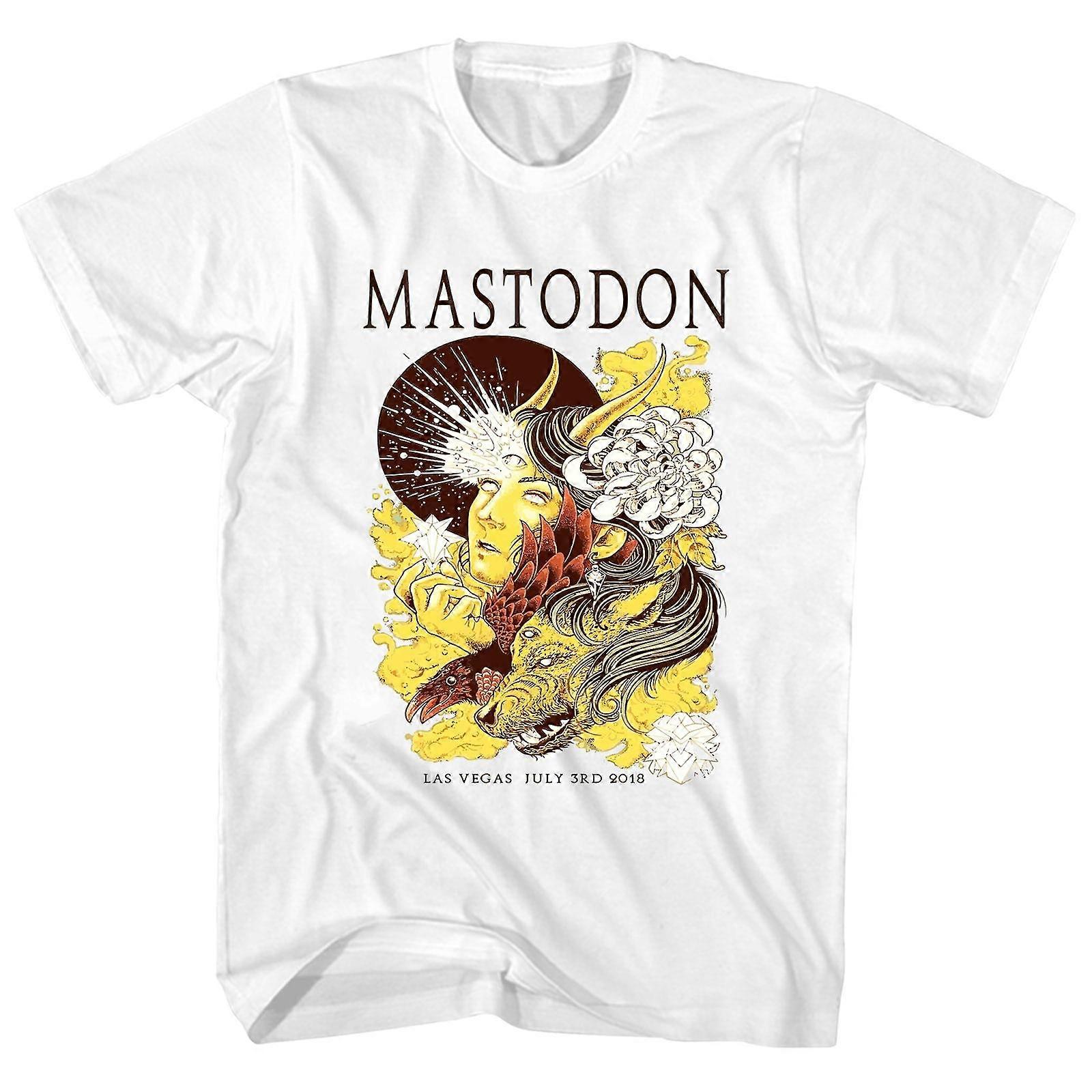 Biele tričko Mastodon Avatar