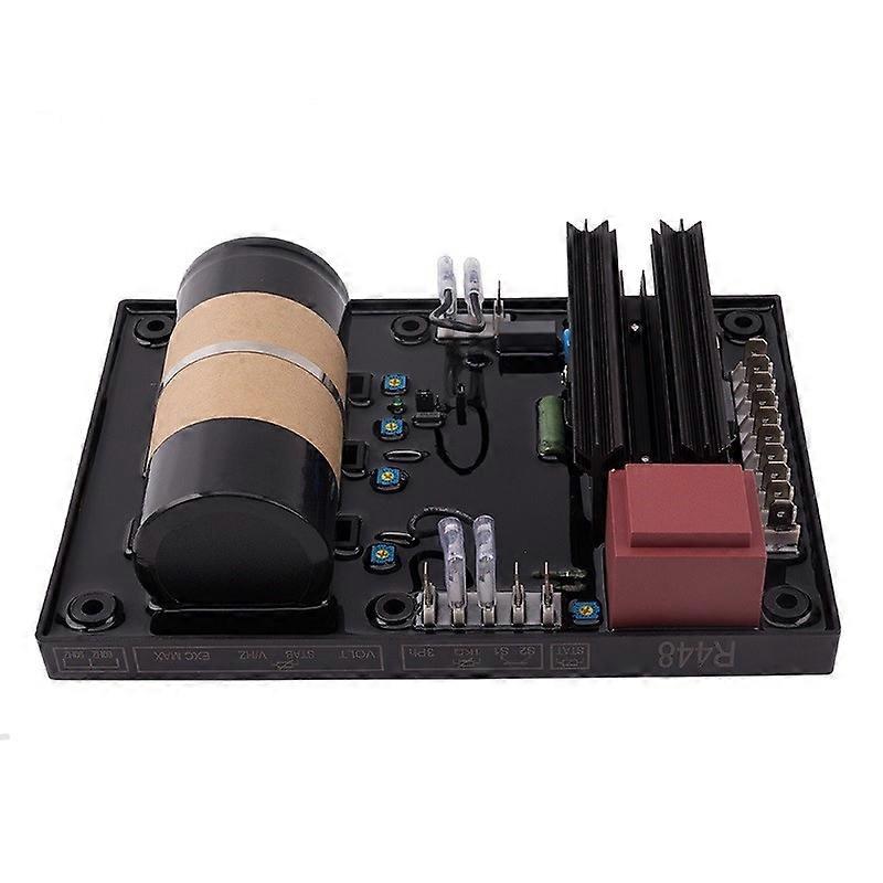 R448 AVR Automatic Voltage Regulator Control Module Stabilizer Big Capacitor Three Phase Adjustable Generator Parts Accessories