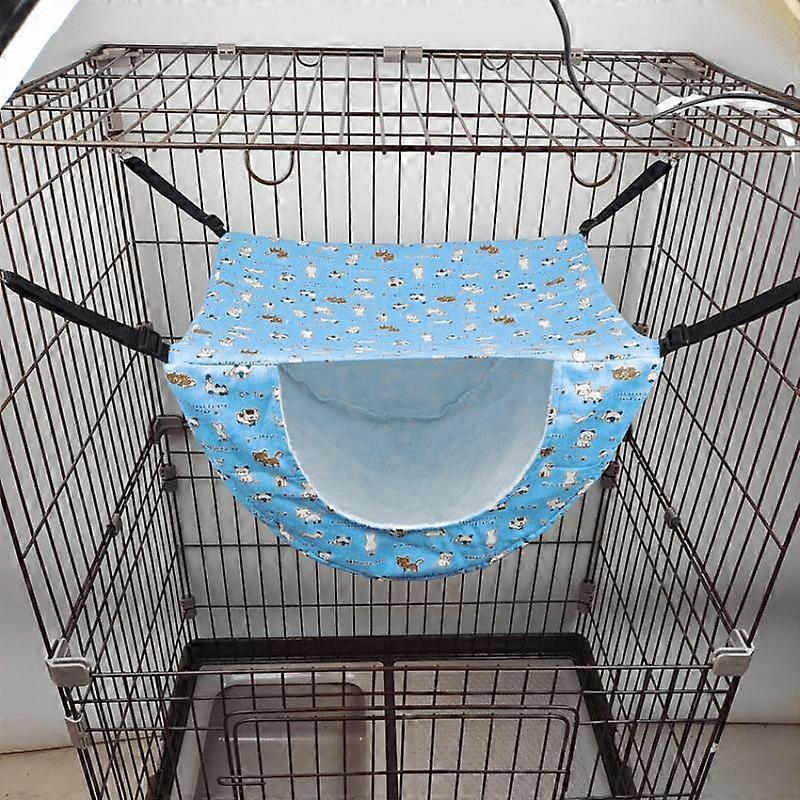 Supreme Cat Haven - Double-Layer Adjustable Hammock Bed for Ultimate Comfort in Cage Attachments