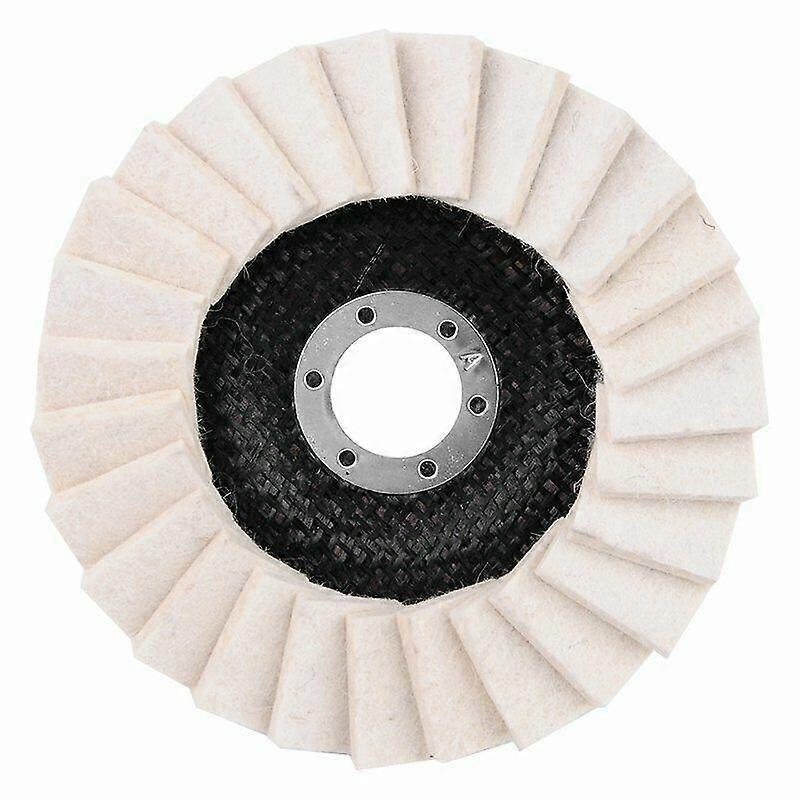 2pcs 125mm 5 Inch Wool Buffing Angle Grinder Wheel Felt Polishing Disc Pad Kit