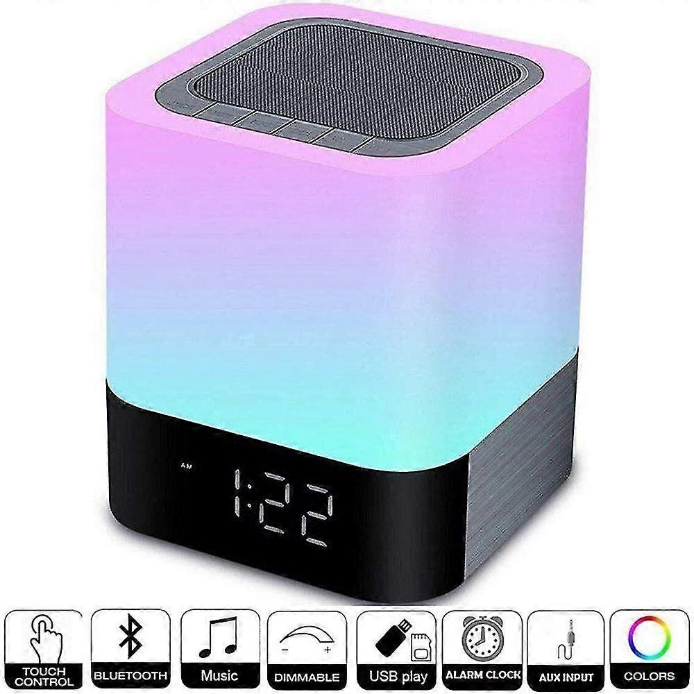 led night light speaker,portable wireless bluetooth speaker,multicolor