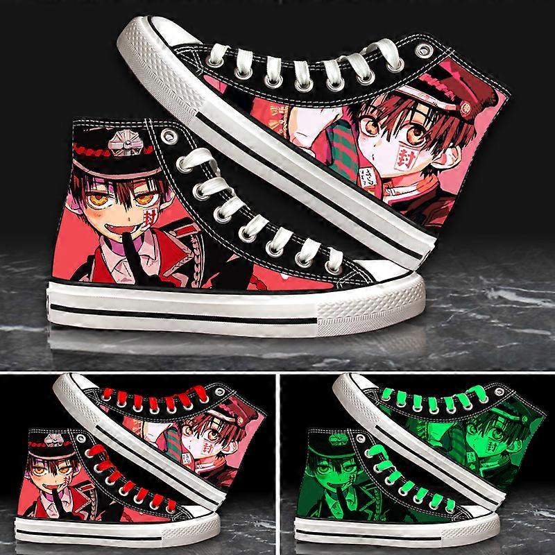 アニメ、トイレ、バウンド、花子くん、3Dナイトライト、プリムソール、キャンバスシューズ、八尋、ねね、コスプレ、学生スニーカー、ハイトップ、スポーツシューズ