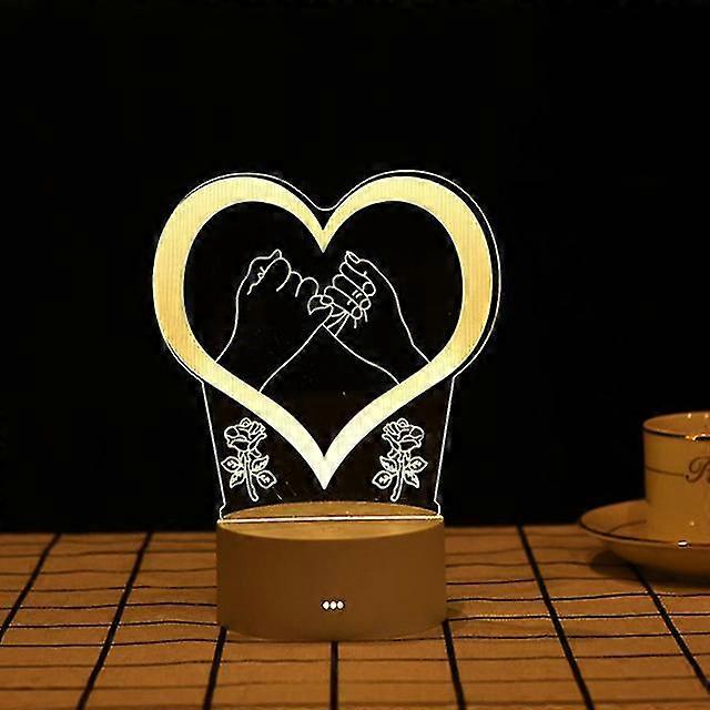 3d Creative Bedroom Bedside Night Light-3 Colors #50