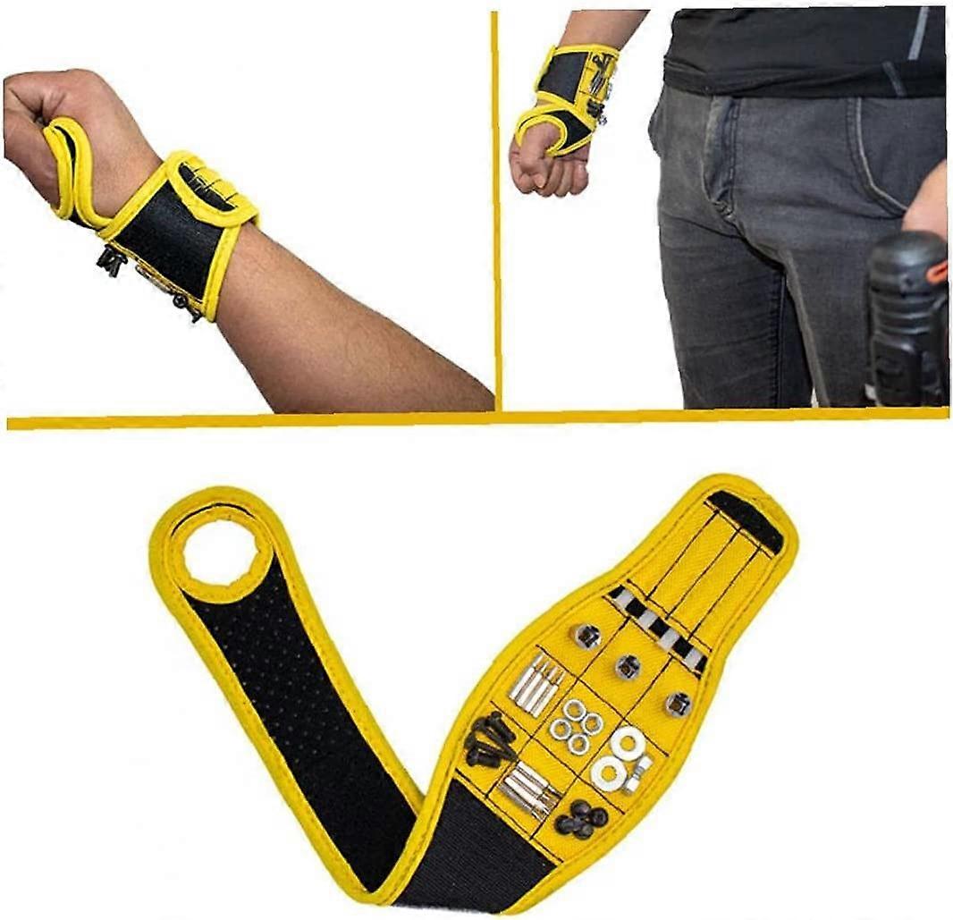 Magnetic Wristband Powerful Magnets Hand Tool Adjustable Thumb