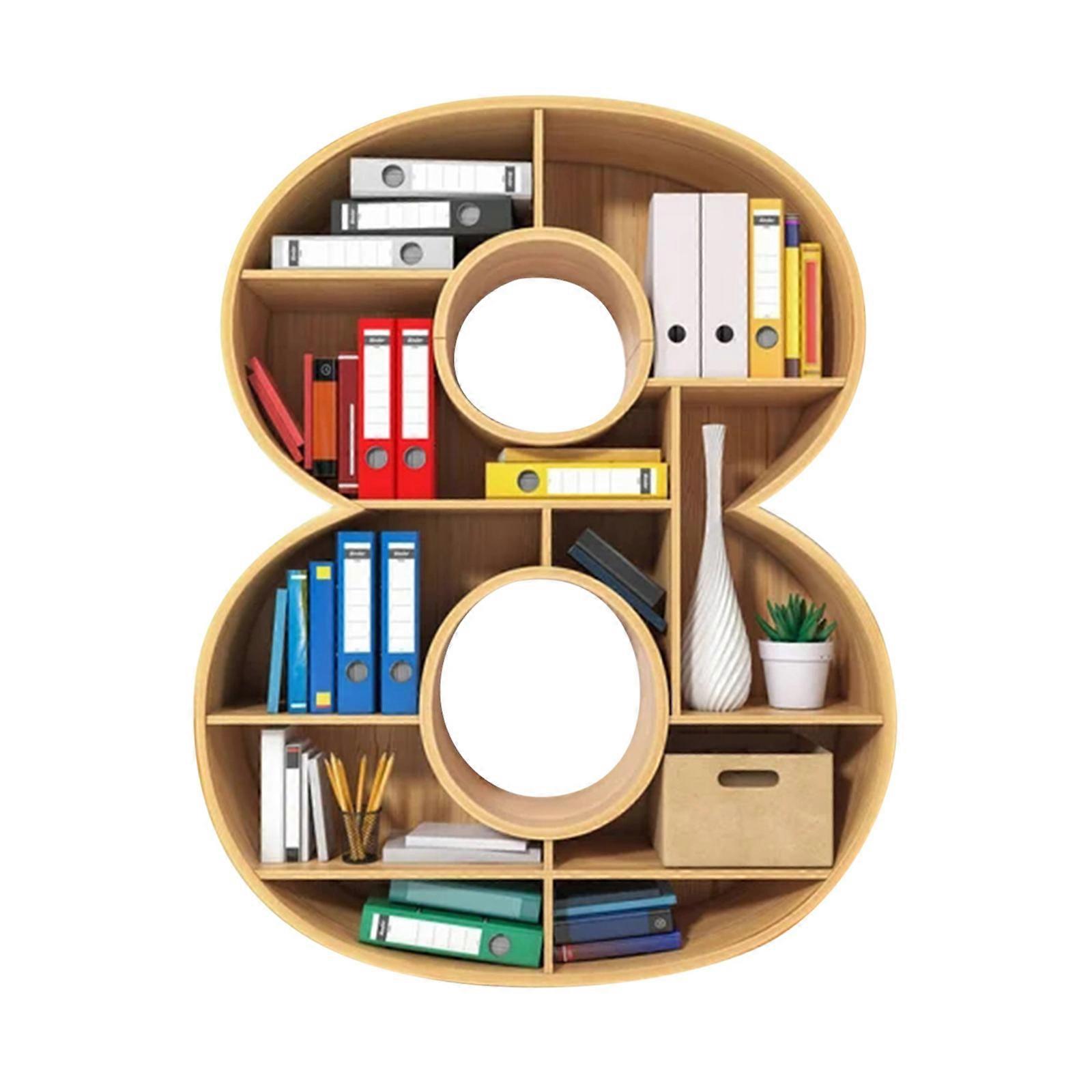 Christmas Tree Number Shape Bookshelf Pendant Decoration, Led Xmas Ornaments,100% New