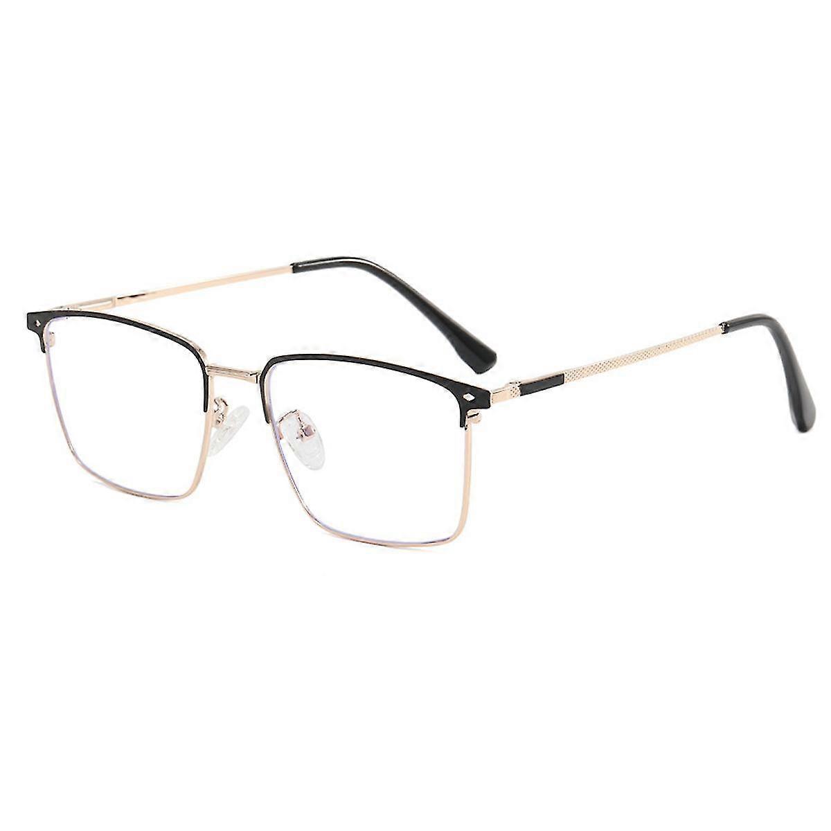 Fashionable retro blue light blocking glasses for screens to resist eye fatigue