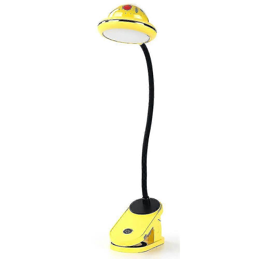 Portable Led Flexible Clamp Book Light With Mini Projector Table Lamp Night Light