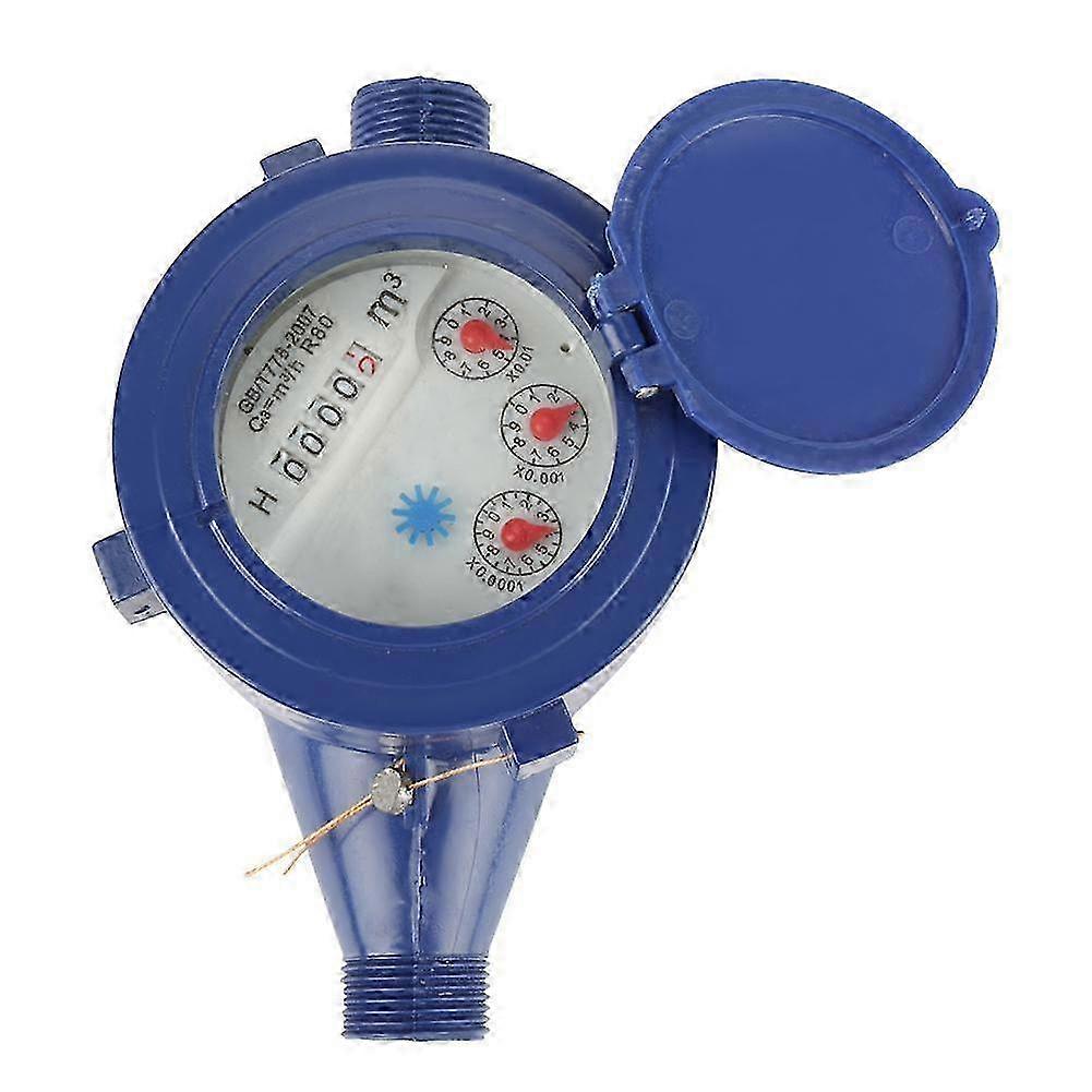 Contor de apa, Plastik, 15 mm, Albastru