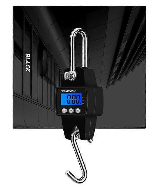 300kg Portable Hanging Scale Mini Industrial Electronic Heavy Duty Weight Hook LCD Digital Crane Scale Weighing Scale Farm Tool