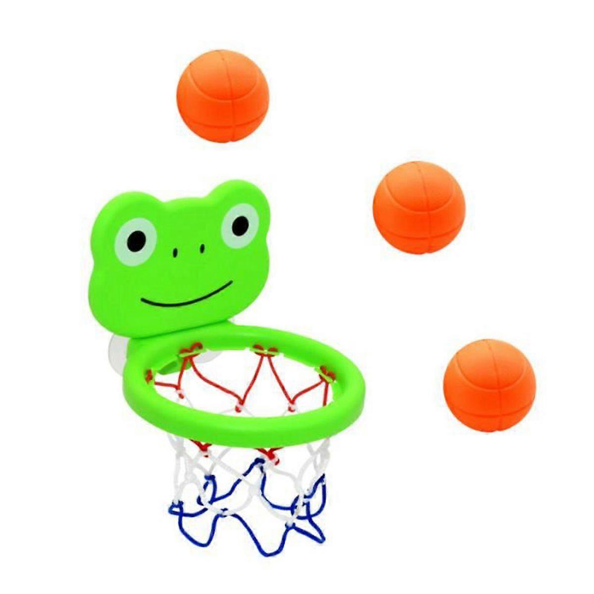 A set of bathroom safe fold basketball toys basketball hoop - basketball backboard