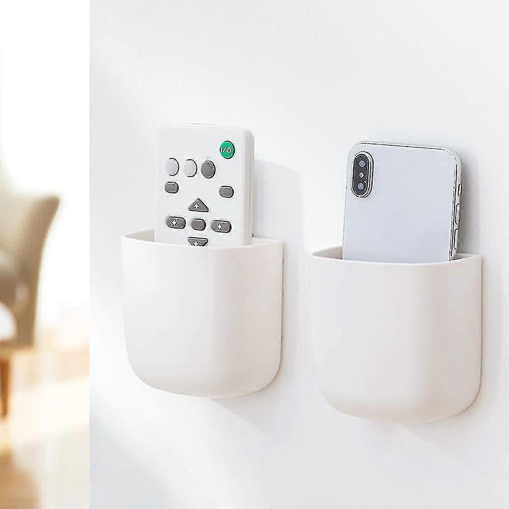 Suitable For Cell Phone Tv Air Conditioning Remote Control Silicone Wall Mount Storage Box
