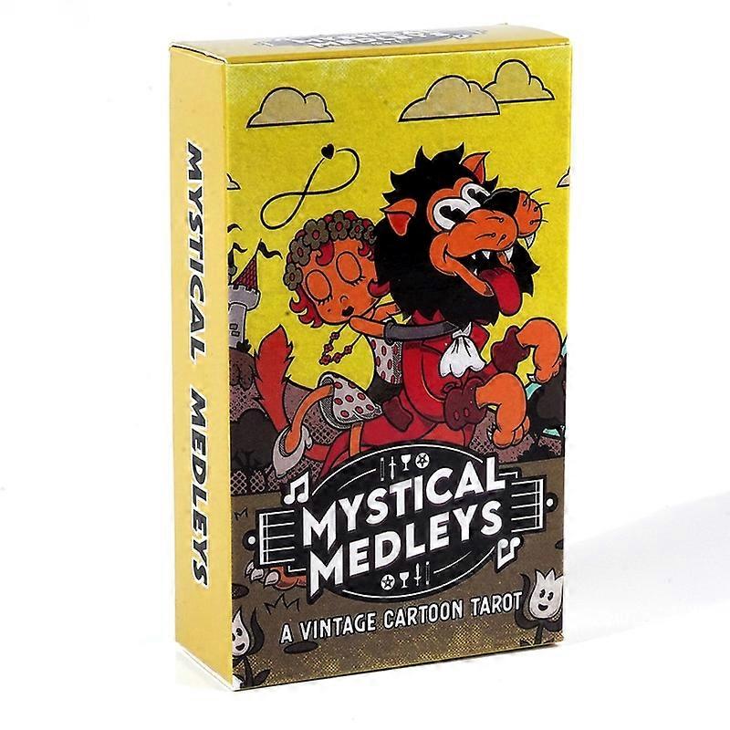 Mystical Medleys A Vintage Cartoon Tarot  Fortune Telling Game Divination Tools For All Skill Levels