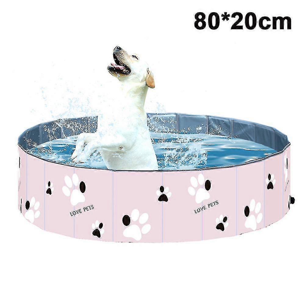 Dog Pool Foldable Kids Paddling Pool Portable Dog Swimming Pool
