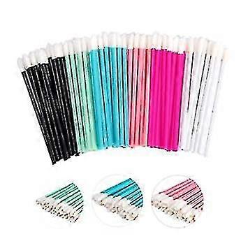 50pcs Disposable Lip Brushes Lip Gloss Make Up Brush Tool Black