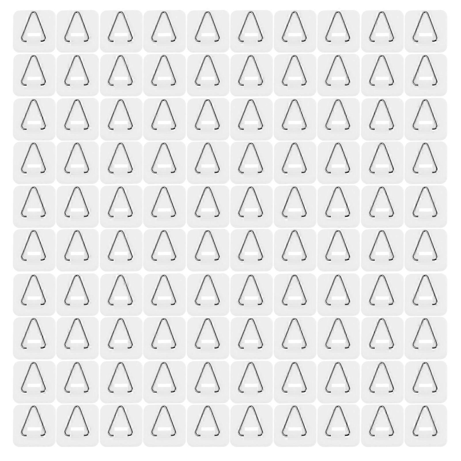 100pcs Vertical Plate Holders Invisible Plate Hanger Multi-use Plate Hanger