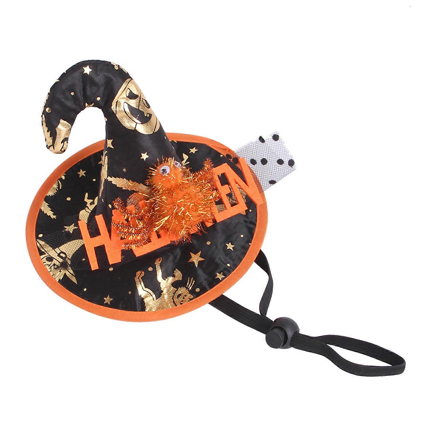 כובע ליל כל הקדושים לחיות מחמד, כיסוי ראש מצחיק לחתולים וכלבים עם תבנית דלעת