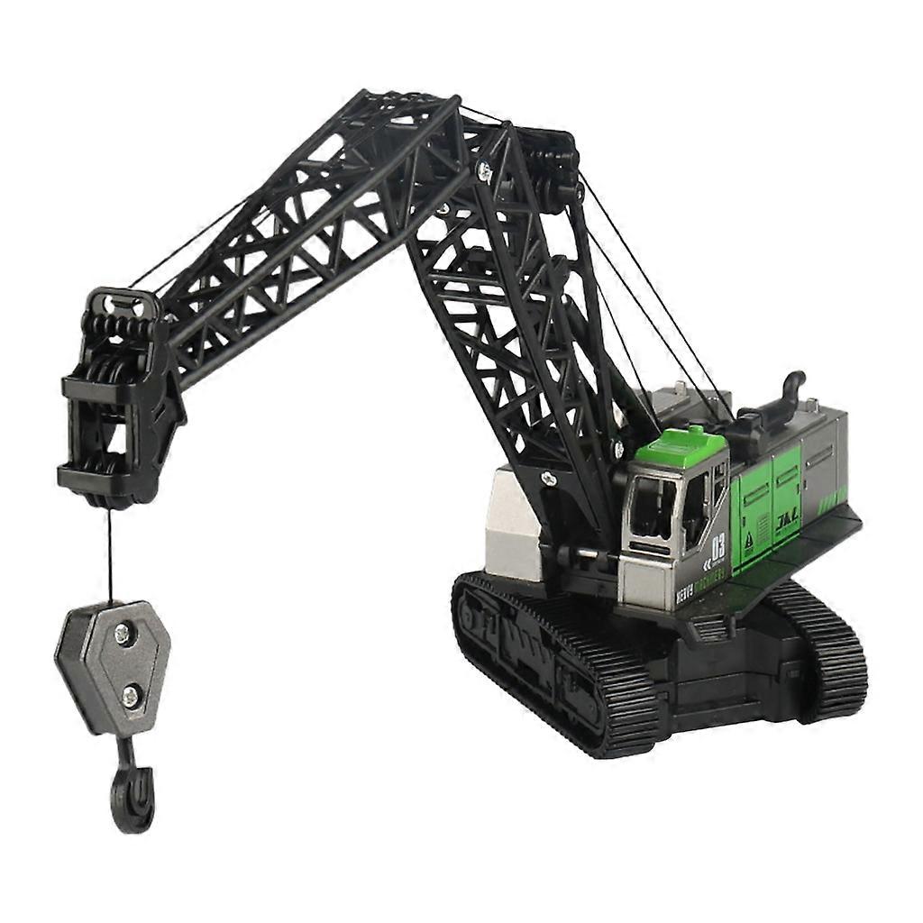 Realistic Crane Car Model Toy Vehicle Simulation Boy Inertial Car Crane