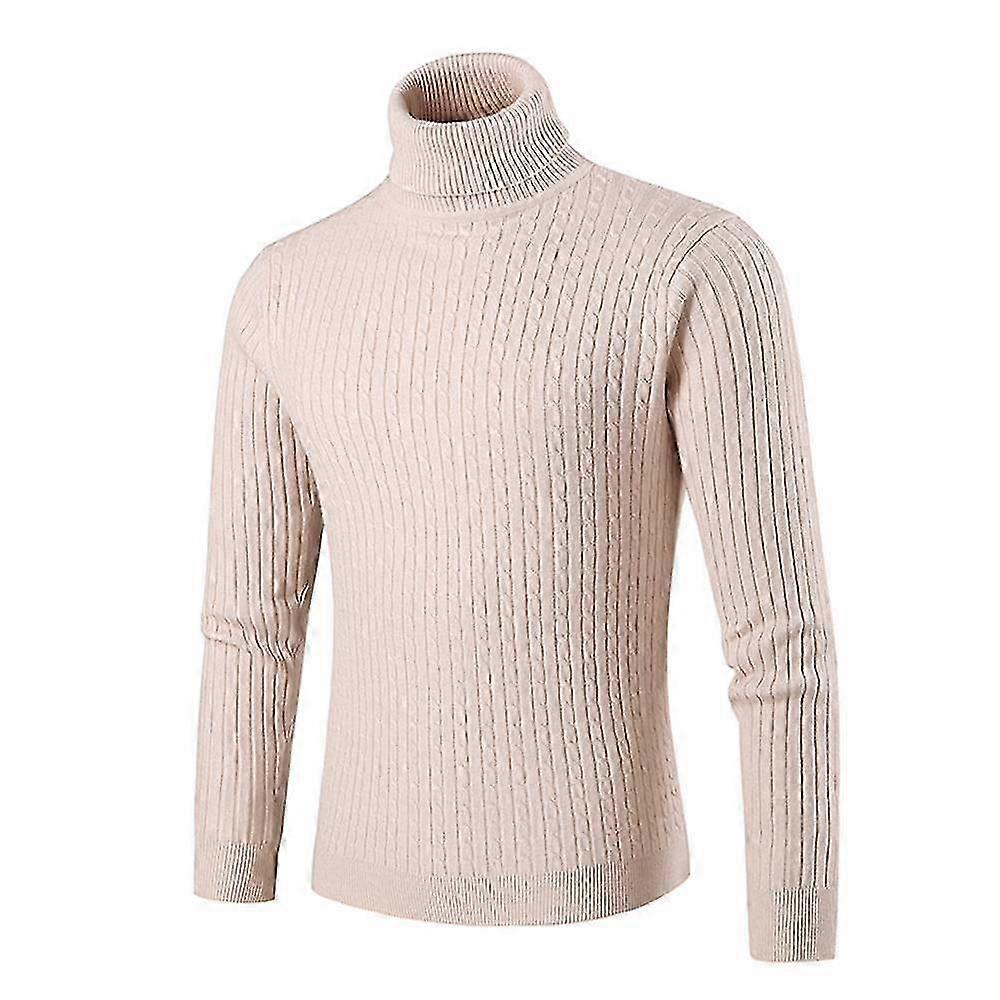 Vinter varm långärmad Turtleneck tröja för män