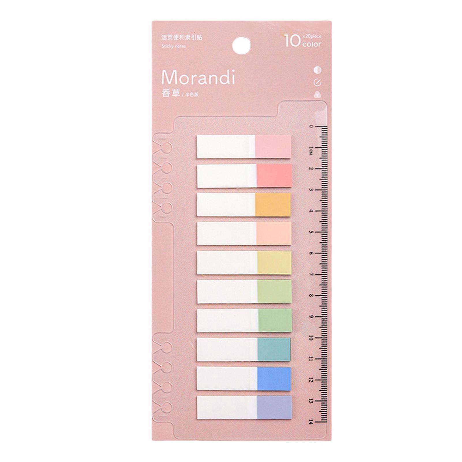 Index Tab Self-Adhesive Waterproof PET Writable Sticky Index Labels Notes File Page Flags School Supplies