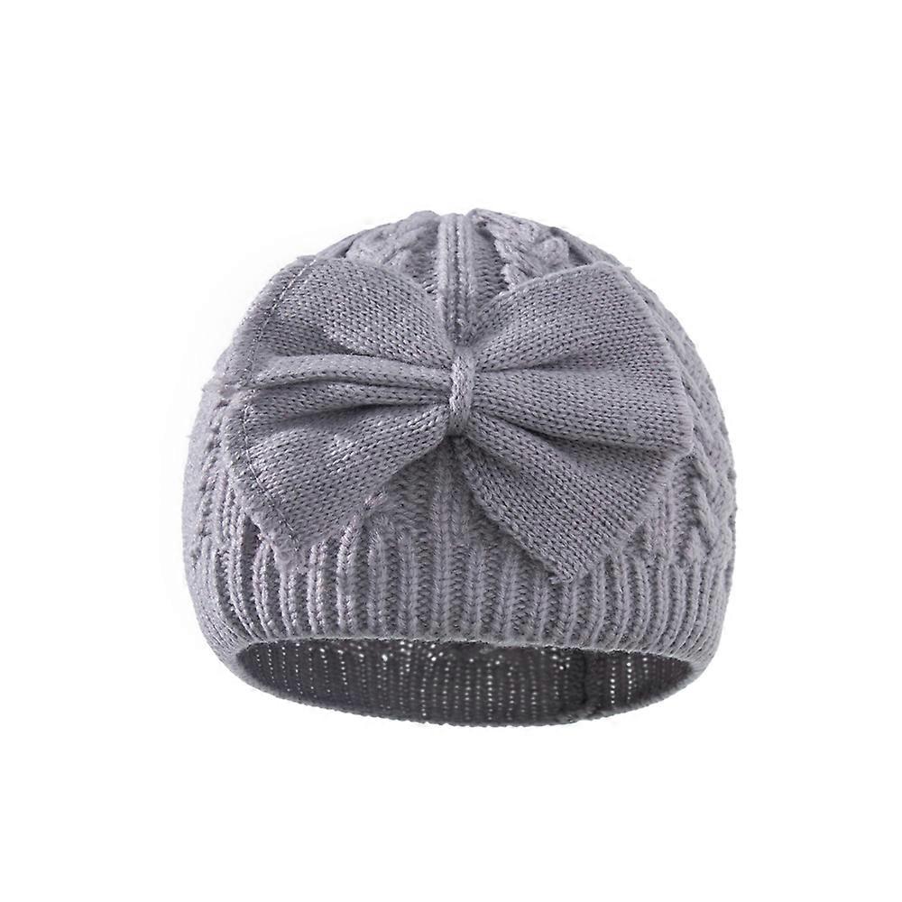 Baby Beanies Infant Toddler Winter Hat Soft Warm Knit Hats Caps with Bowknot for Girls