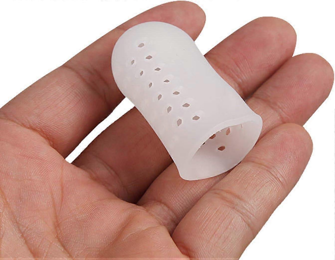 Gel Toe Guard - atmungsaktive Zehenkappen zur Linderung von Blasen und Reibung (weich, bequem)