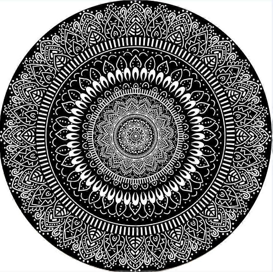 Inomhus- och utomhusmatta runt blomman