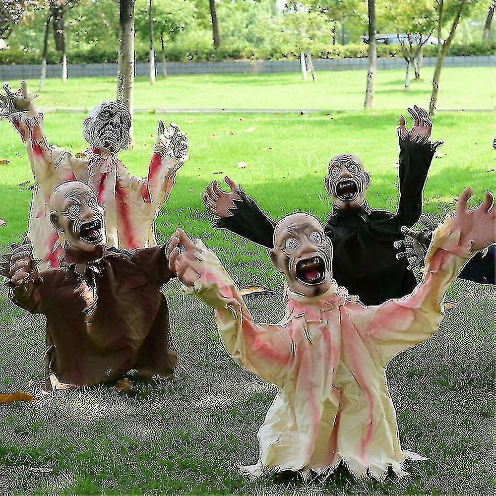Scary Groundbreak Animated Halloween Zombie Prop