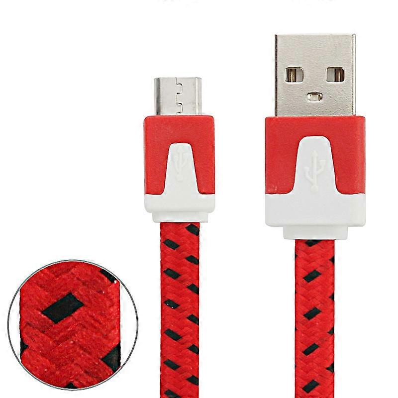 2m Micro USB to USB Woven Style Data Cable