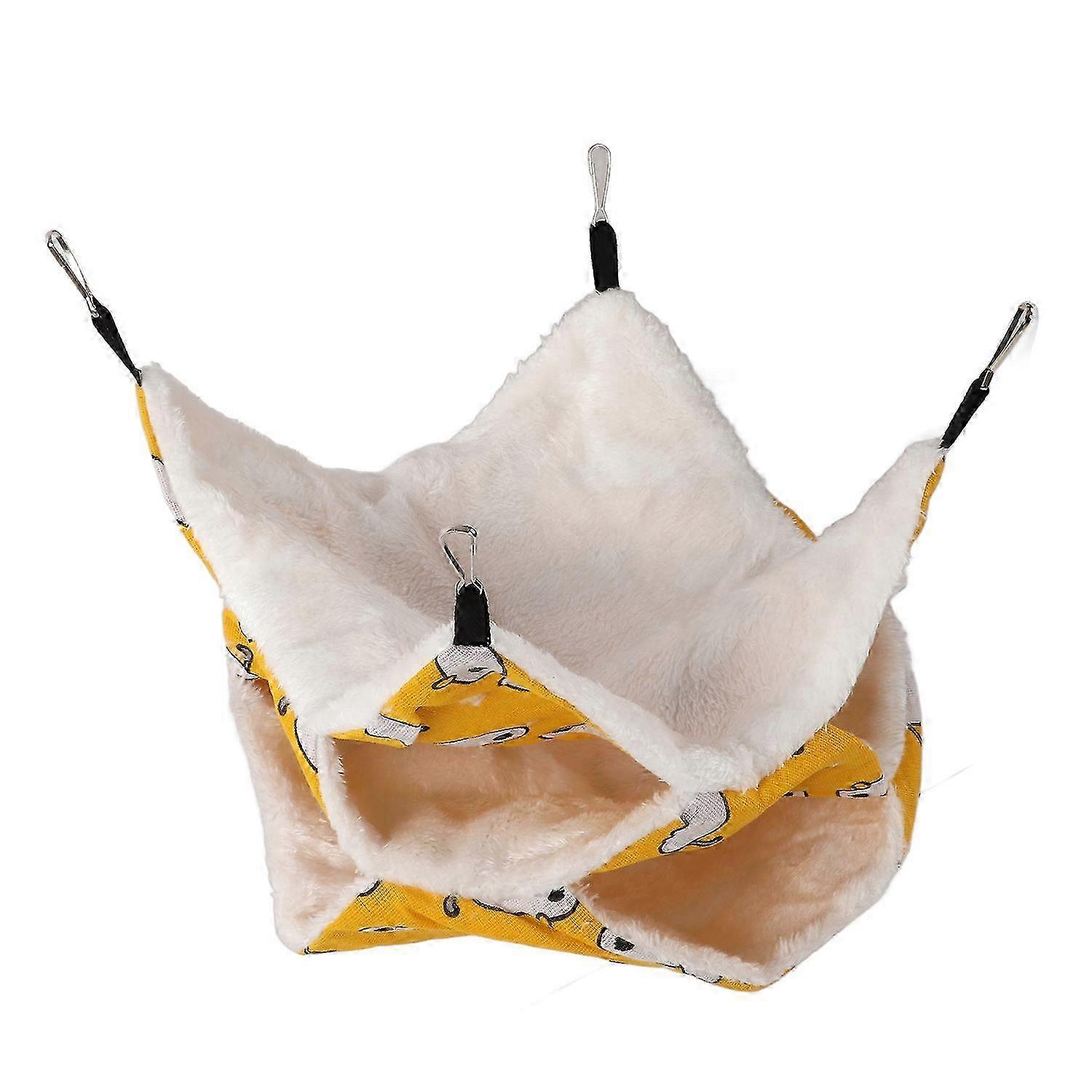 Pet Cage Hammock 3 Layer Hamster Hanging Bed for Small Animals Hamster Rabbit Squirrel