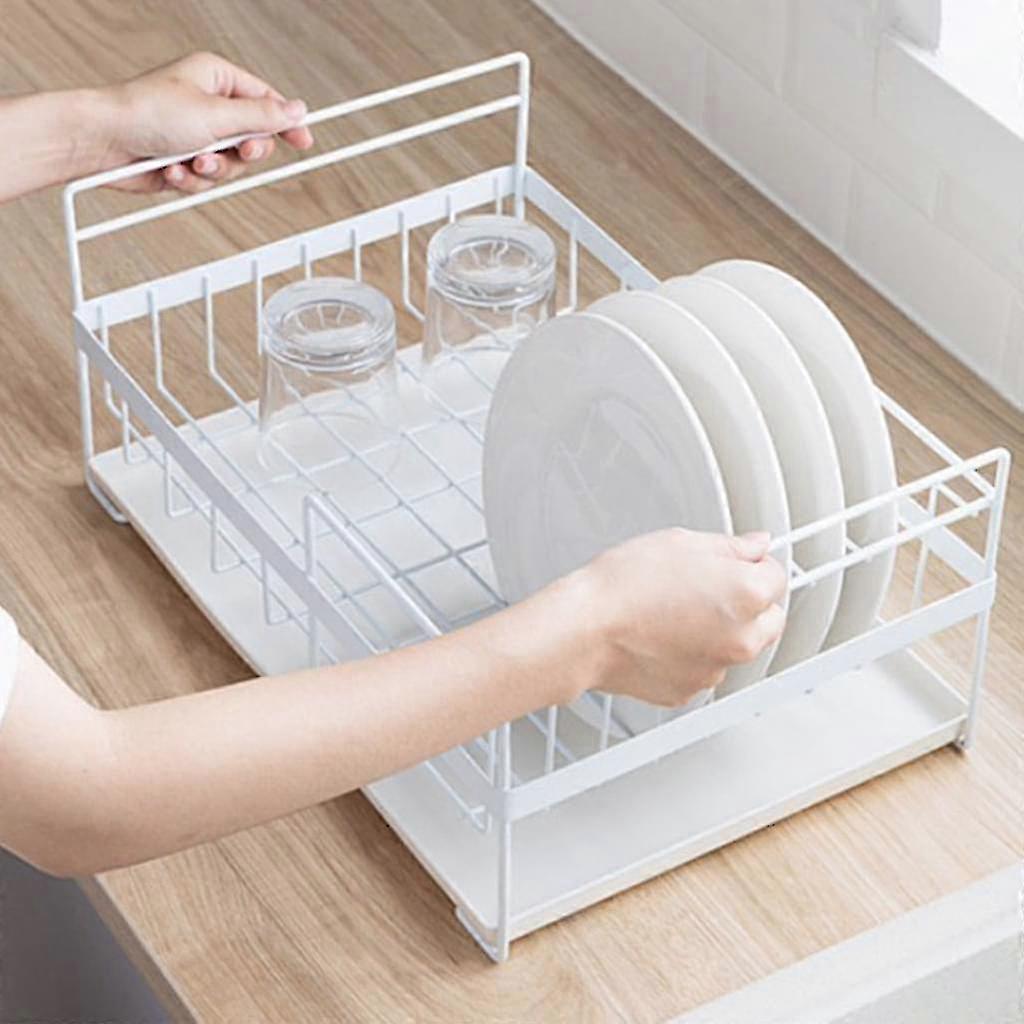 Dish Rack, Dish Drying Rack With Removable Drip Tray