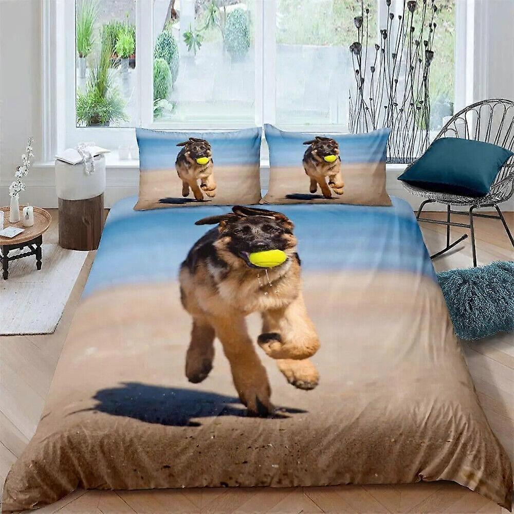 v5499 Lakan Loyal Dog Cat Doona Påslakan Sängkläder Set Dekor Lakan IU5499