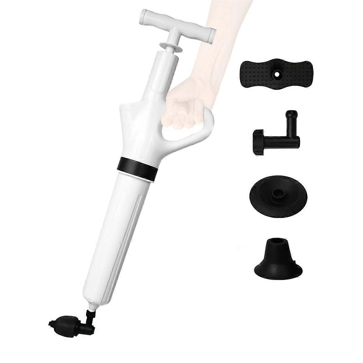 HighPressure Air Plunger By Sleek Home  Drain Clog Remover & Unclogger for Toilets and Drains