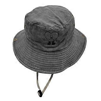 Bucket Hat Un Verano Sin Ti Bad Bunny Rope Falten Sonne Atmungsaktiv Männer Frauen Fischer Kappe Für Outdoor Grau