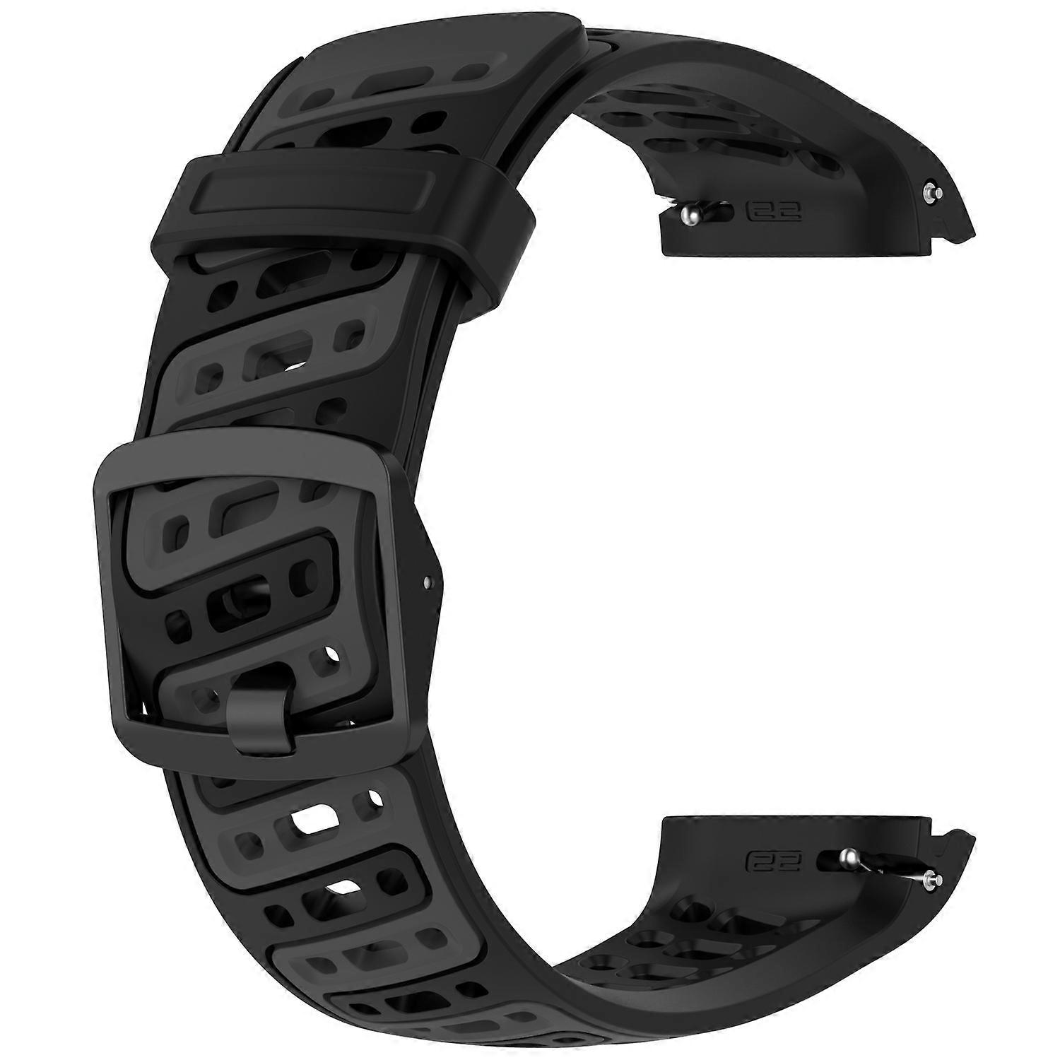 For Coros Pace Pro Silicone Watch Band 22mm Width Adjustable Strap